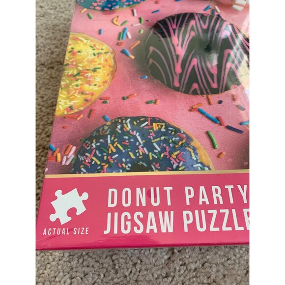 The Game Collective Donut Party Jigsaw‎ Puzzle 1000 Pieces 26" X 19" - Picture 6 of 6